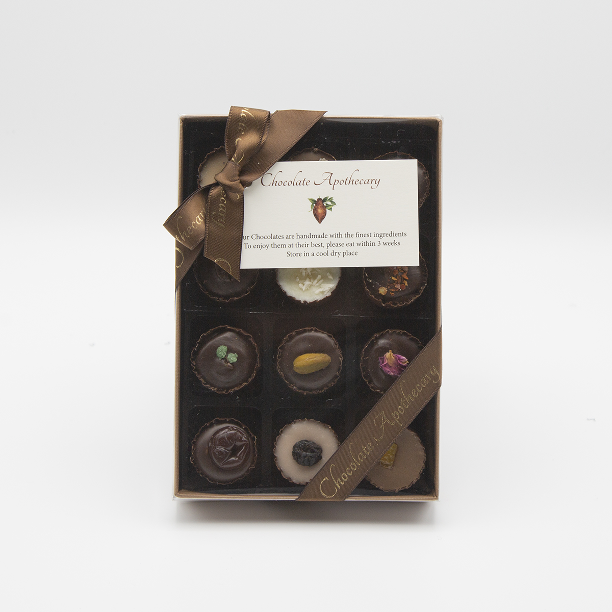 12 box Handmade Box Of 12 Chocolates