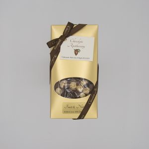 Handmade fruit and nut chocolate bar