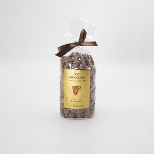 Handmade milk chocolate hot chocolate
