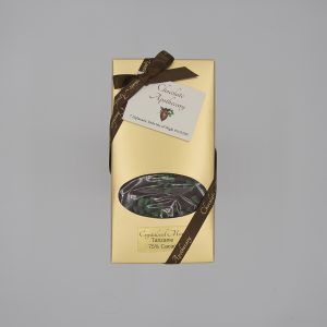 Handmade mint chocolate bar