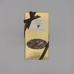 Handmade glazed orange chocolate bar